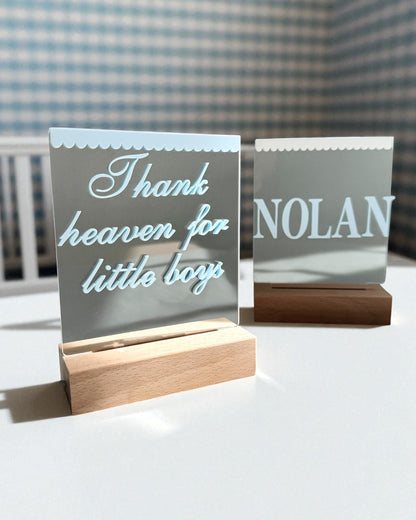 Nightlight with Name Nursery Decor