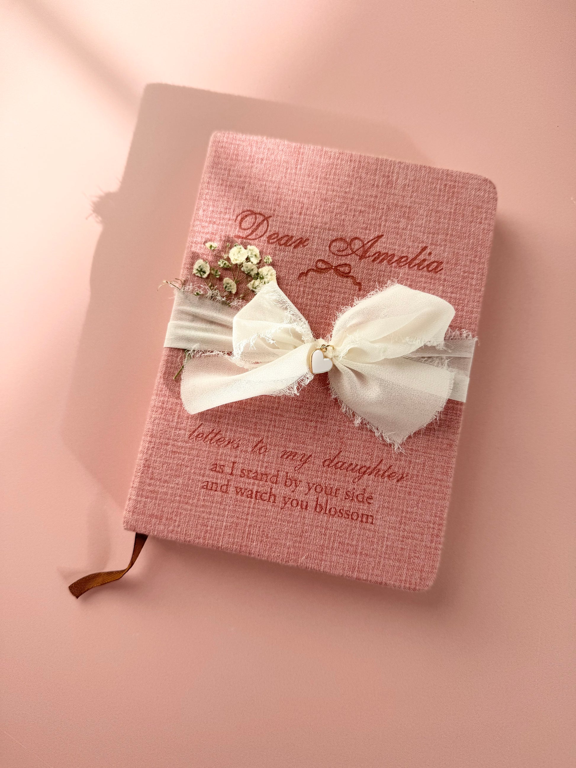 Baby Gift Personalized Baby Shower Girl Gift Box for Newborn Girl Mom Gift Letters to My Daughter Journal Gift for New Parent Pregnancy Gift mom to be gift set  pregnant new mom gift basket for congratulations new baby girl gift box for pregnant gift