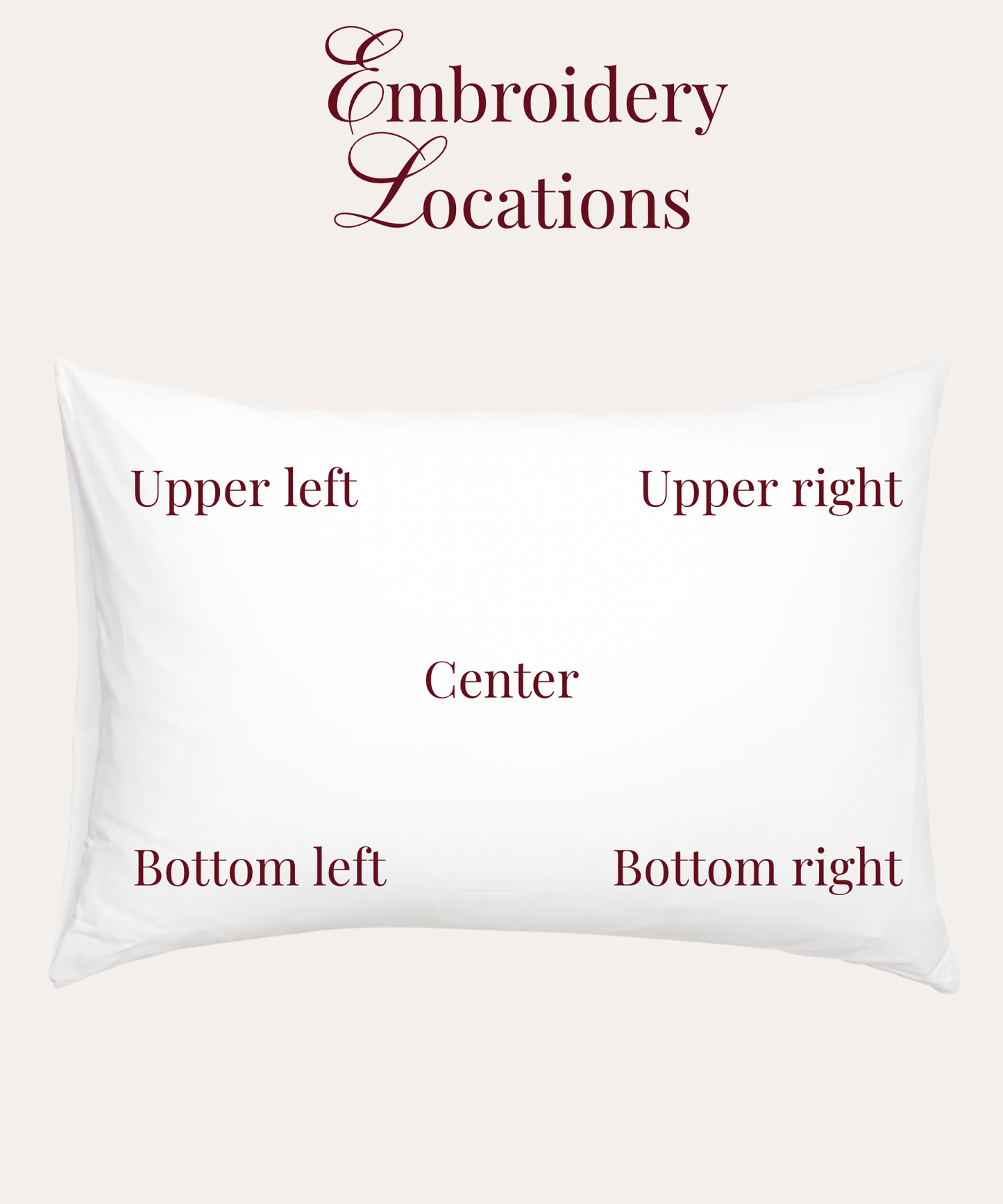 Personalized Embroidered Pillowcase Bride to Be