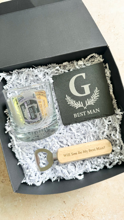 Best Man Proposal Gift Set