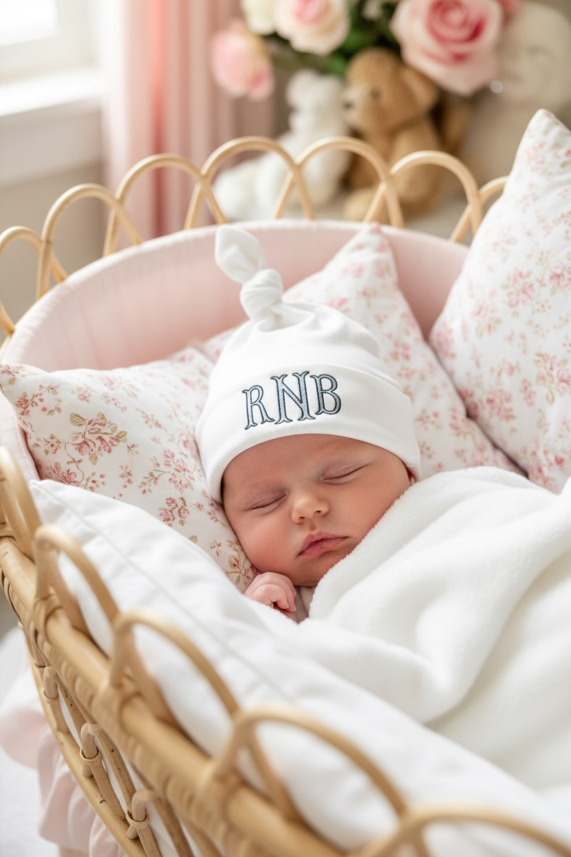 personalized embroidered newborn hat with monogram custom baby initial hospital beanie coming home outfit baby girl name cap baby boy announcement hat infant knit hat for hospital photos newborn photo prop personalized baby shower gift custom gender reveal baby beanie monogrammed infant cap soft newborn hospital outfit accessory custom stitched baby initials hat newborn girl embroidered beanie newborn boy personalized cap custom baby name hospital hat unique baby shower keepsake gift coming home outfit idea