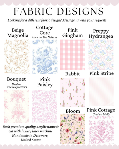 Baby Girl Keepsake Trunk with Name