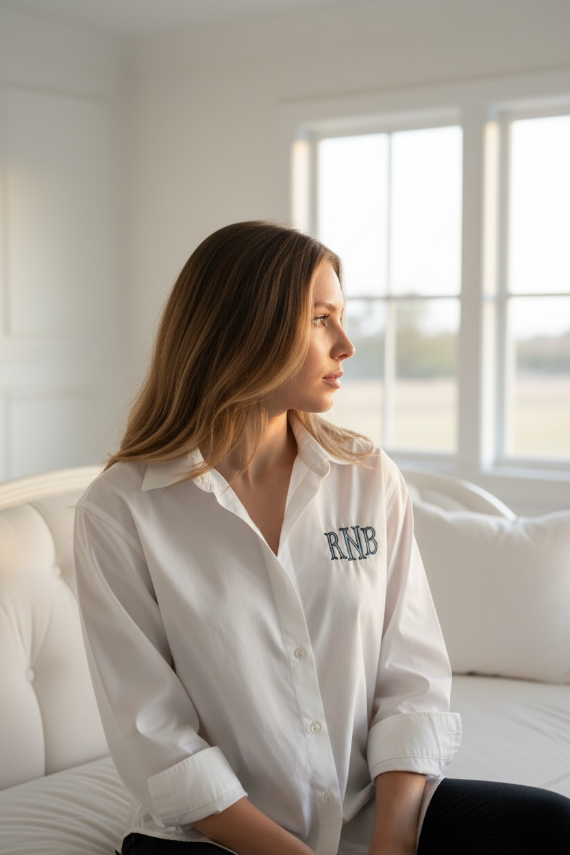 monogram button down oversize shirt bridal party matching top personalized initial long sleeve wedding day loungewear outfit bachelorette getting ready shirt bridesmaid button down pajama style bridal shirt custom wedding morning outfit bride bridesmaid matching shirts bridal party pajama personalized bridal party gift wedding morning getting ready outfit engagement party shirt honeymoon loungewear bridal shower gift custom monogram bridesmaid oversized top bridal party matching wedding morning