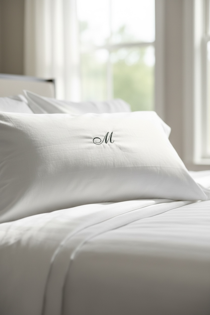 Personalized Pillowcase Embroidered Name