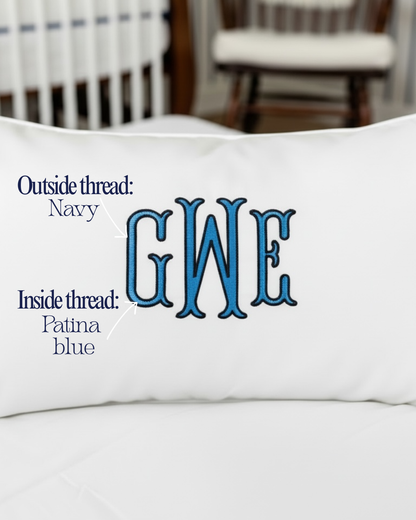 personalized monogram name pillow cover for kids nursery decor custom name pillowcase for toddler bed and kids bedroom baby boy nursery decorative pillow with personalized name kids room monogram pillow cover for son bedding personalized child name pillowcase for nursery styling toddler bed decorative pillow personalized initial design custom kids bedroom pillow cover with monogram name personalized baby boy pillow for modern nursery decor pillow cover son room decor rocking chair pillow name