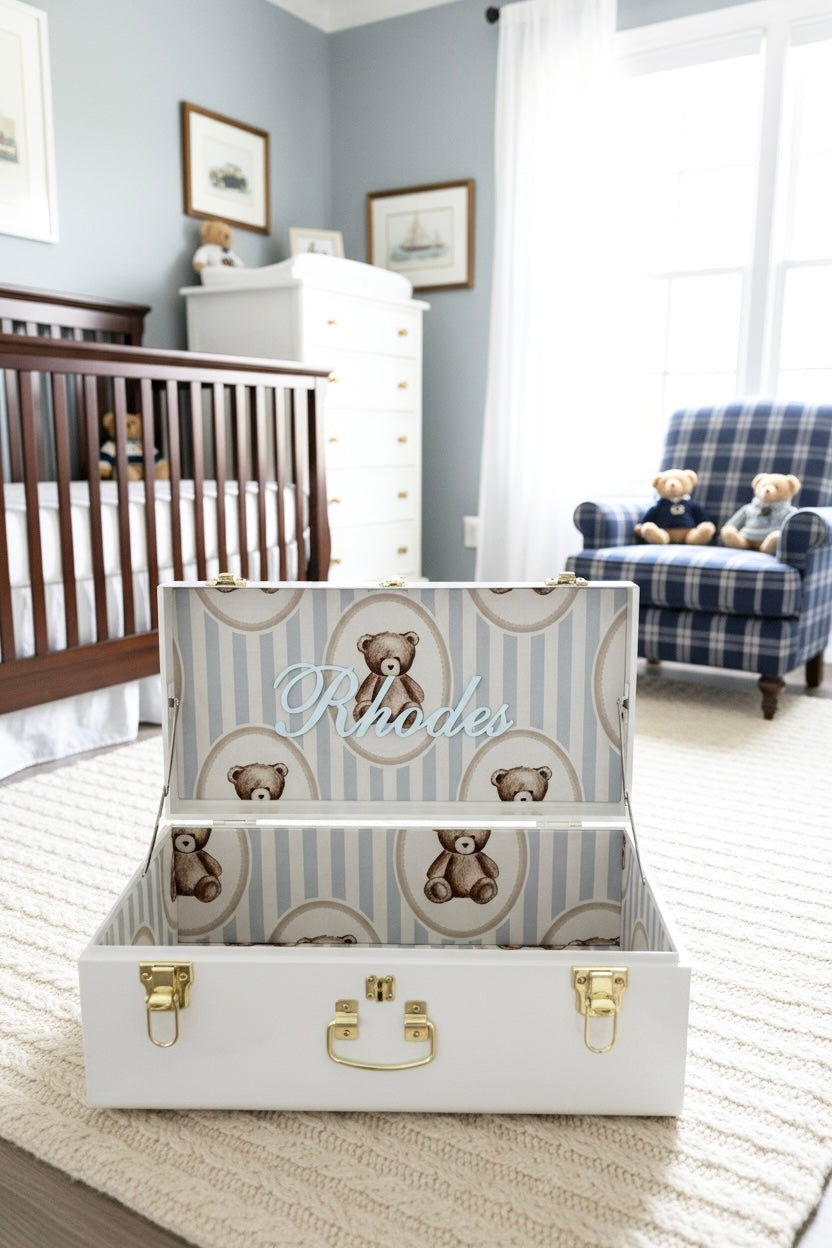 Personalized Keepsake Trunk with Name for Nursery