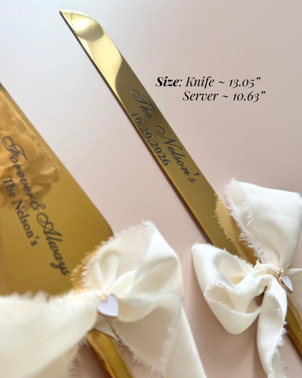 Wedding Cake Cutting Set for Bride Gift for Bridal Shower Keepsake Gift for Luxury Wedding Present to Engaged Couple Gifts with Last Name two-piece wedding cake cutter gold engraved wedding cake knife set engraved custom wedding cake cutting set silver knife set for wedding cake personalized keepsake wedding gift idea for new couple engaged gift for bride to be bridal shower gift idea something blue cornflower blue shade wedding gift for new bride wedding keepsake cutting utensil for cake photo