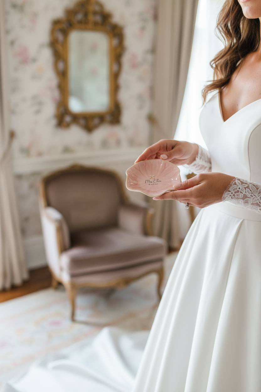 Personalized Jewelry Dish for Bridesmaid Gift for Engagement Ring Dish Gift Bridal Shower Gift for Mothers Day from Daughter Birthday Gift for bridesmaids proposal box filler gift for matron of honor gift for maid of honor gift for bride unique gift Personalized jewelry dish for bridesmaid gift idea for wedding day keepsake ring holder gift for engagement party favor or proposal box filler gift for maid of honor gift for matron of honor gift for bride to be jewelry holder gift for bridal shower