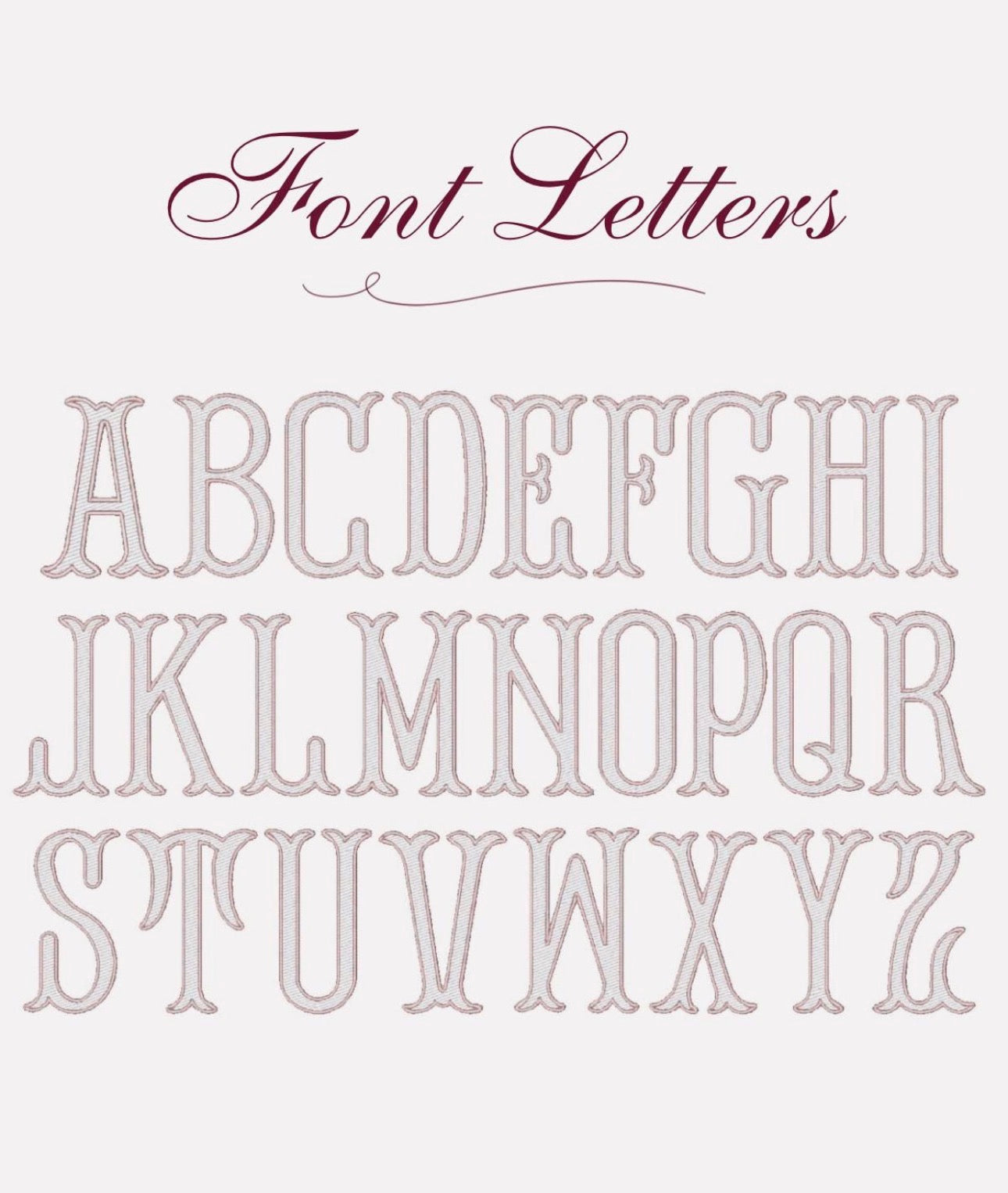 Embroidered Initial Hand Towel