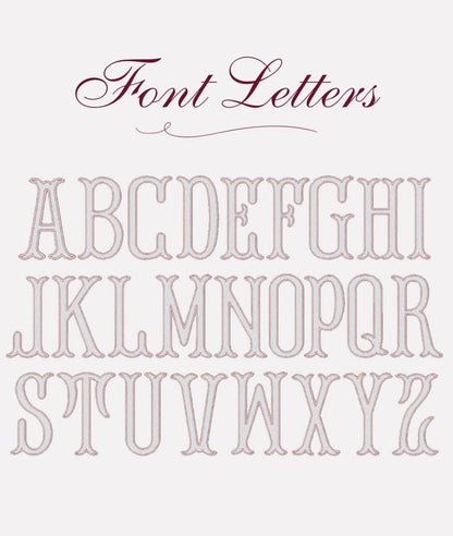 Embroidered Initial Hand Towel