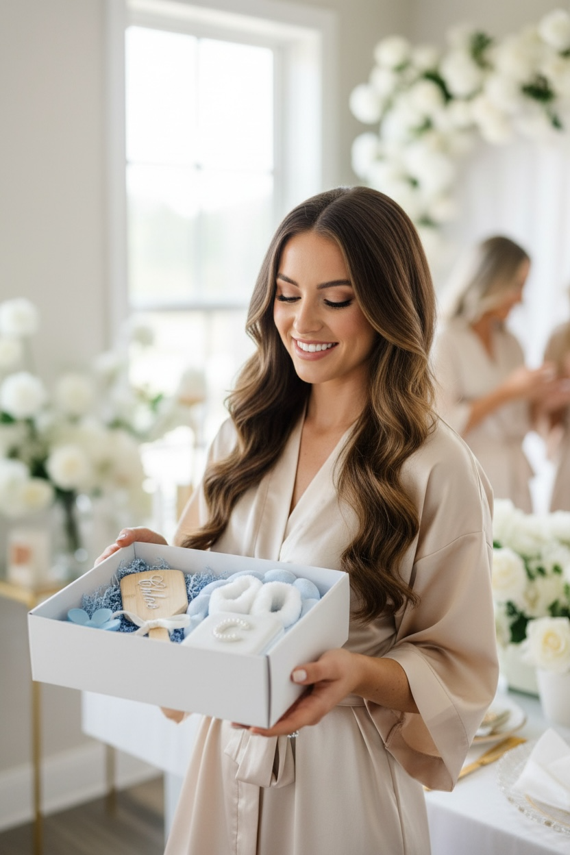 Something blue gift for bride bridal shower gift idea for bride to be gift for new bride Blue gift for wedding shower custom new bride gift with her name Engagement party gift box for bride personalized gift basket for bridal shower with her new last name gift for best friend that is getting married gift for a daughter that is engaged luxury gift for new bride gift for wedding luxury gift for niece bridal shower gift for new bride Christmas gift basket blue gift for bride from bridal party