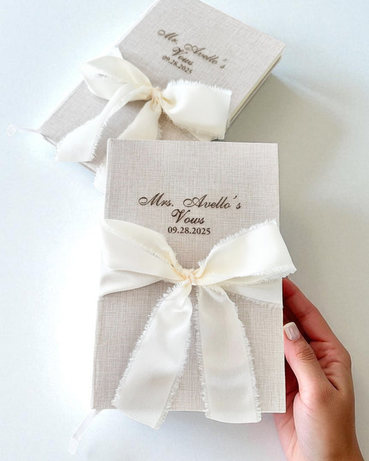 Personalized Wedding Vow Book for Bride and Groom Bridal Shower Gift His and Her Vow Book for Vow Renewal Ceremony Gift for Engagement Party Wedding Vow Books His and Hers 2 Pack Personalized Year His and Hers Book Linen Hardcover Bride and Groom Notebook for Ceremony Vow book with ribbon something blue for bride gift vow book for vow renewal ceremony gift for new bride at engagement party gift for best friend getting married gift for daughter getting married vow book for wife to be engagement
