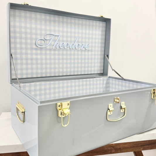 Personalized Keepsake Trunk with Name for Nursery