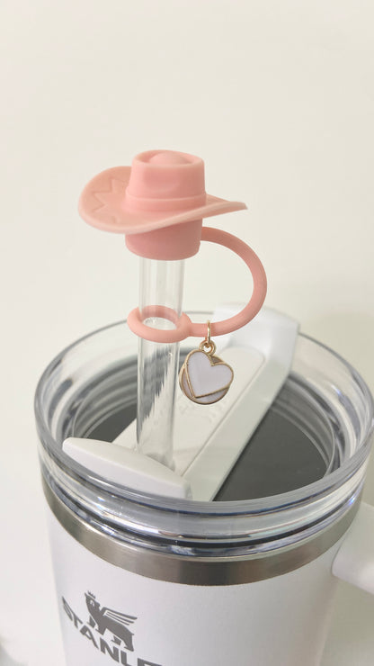 Soft Pink Cowgirl Hat Straw Cap