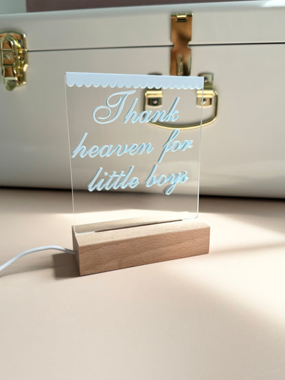 Nightlight with Name Nursery Decor