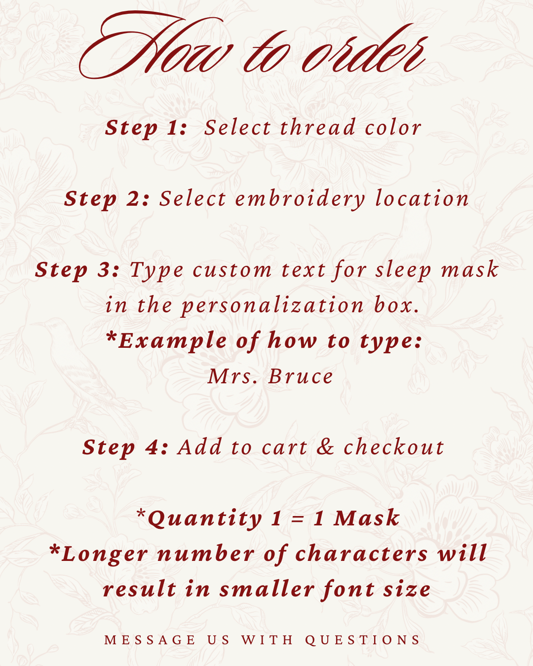 Bride to Be Silk Sleep Mask