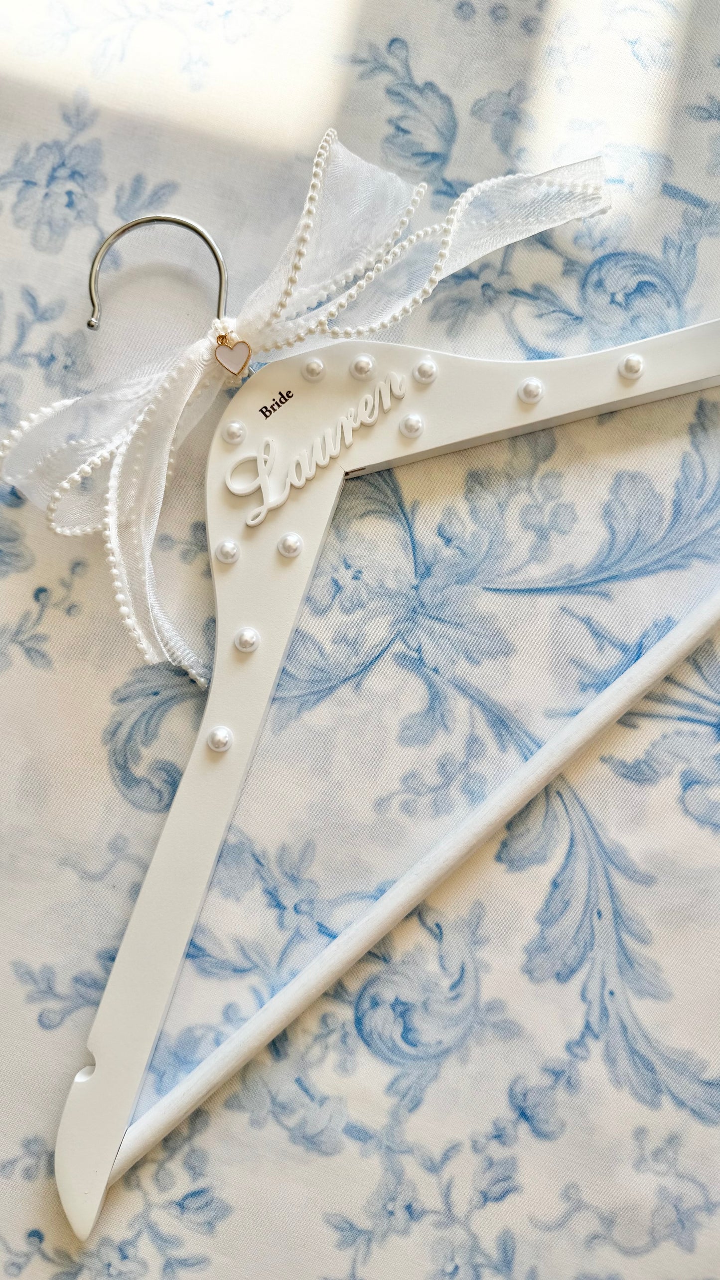Custom Pearl Hanger for Wedding Dress