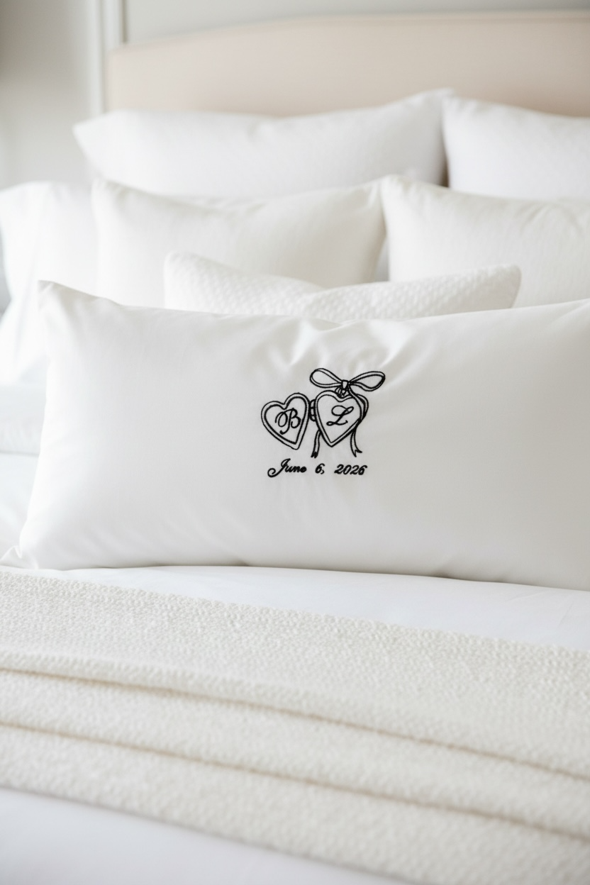 personalized embroidered pillowcase for bride to be engagement gift future mrs bridal shower present custom wedding pillowcase for newly married couple housewarming bedroom decor best friend gift embroidered name pillowcase wedding keepsake cozy newlywed home styling romantic personalized bridal gift embroidered pillowcase future mrs bedroom bridal shower gift personalized pillowcase for her engagement gift pillowcase for bride newlywed housewarming pillowcase embroidered pillowcase wedding home