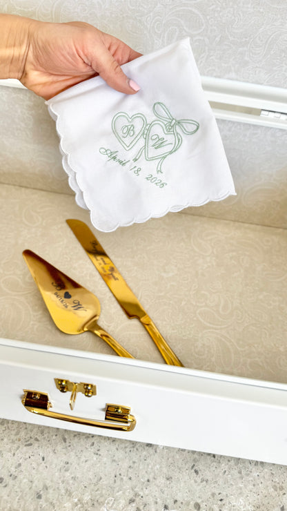 Personalized handkerchief for bride to be with custom text wedding keepsake something blue bridal shower gift engagement gift for best friend meaningful wedding day handkerchief for daughter from mother of the bride heirloom handkerchief personalized bridal accessory  keepsake gift for weddings engagement friend gift wedding memento for bride Personalized wedding handkerchief with custom message for bride something blue gift for bride to be bridal keepsake engagement present wedding day gift