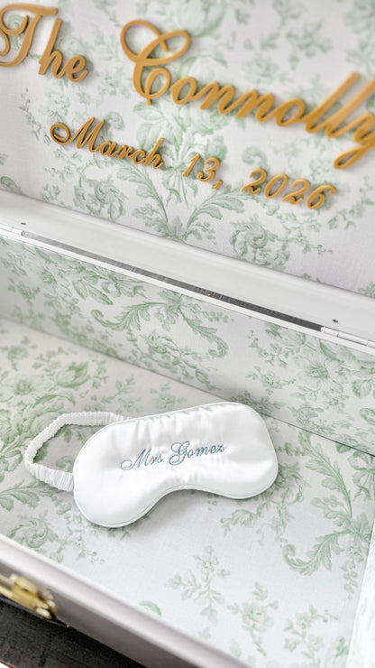 personalized bride to be sleep mask with name custom future mrs eye mask unique engagement gift for bride best friend bridal shower gift personalized bridal sleep mask bachelorette party favor bulk bridal party sleep masks custom name eye mask for wedding weekend bride gift future last name sleep mask personalized bridesmaid gift bridal party proposal gift sleep mask for bachelorette weekend travel relaxation and wedding day prep accessories bulk spa party bridesmaid take home gift sleep mask