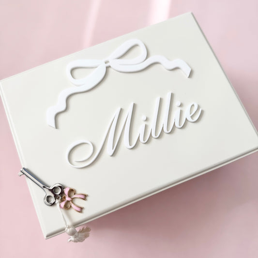 Musical Jewelry Box for Girl Keepsake for Toddler First Birthday Gift for Niece Baby Shower Newborn Girl Gift with Name for Granddaughter memory box for girl baptism gift for goddaughter from godmother gift for daughter Christmas gift for little girl This personalized musical ballerina jewelry organizer keepsake box for little girls is the best baby shower gift idea for young girl Christmas gift idea for niece birthday gift idea for daughter Easter girl Tween gift idea for first birthday toddler gift idea 