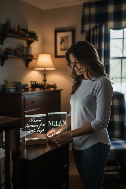 Nightlight with Name Nursery Decor