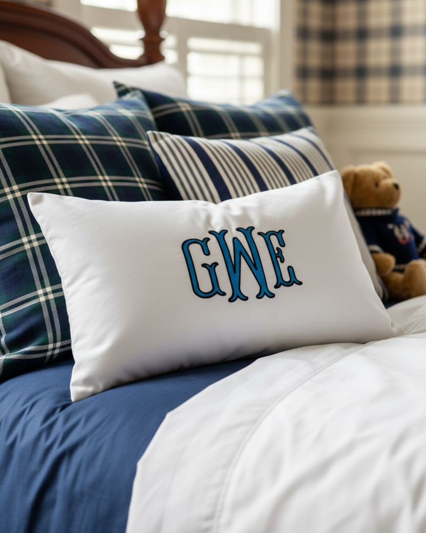 personalized monogram name pillow cover for kids nursery decor custom name pillowcase for toddler bed and kids bedroom baby boy nursery decorative pillow with personalized name kids room monogram pillow cover for son bedding personalized child name pillowcase for nursery styling toddler bed decorative pillow personalized initial design custom kids bedroom pillow cover with monogram name personalized baby boy pillow for modern nursery decor pillow cover son room decor rocking chair pillow name