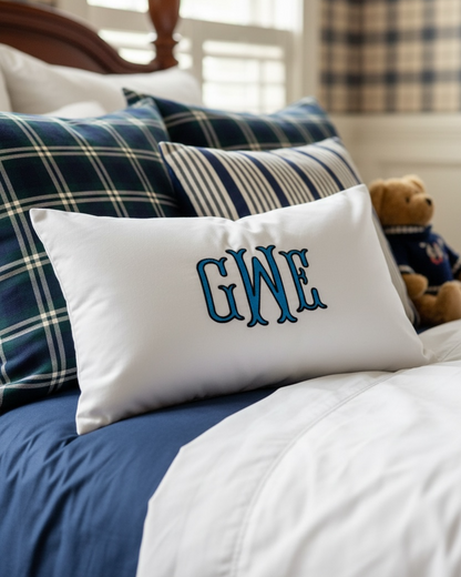 personalized monogram name pillow cover for kids nursery decor custom name pillowcase for toddler bed and kids bedroom baby boy nursery decorative pillow with personalized name kids room monogram pillow cover for son bedding personalized child name pillowcase for nursery styling toddler bed decorative pillow personalized initial design custom kids bedroom pillow cover with monogram name personalized baby boy pillow for modern nursery decor pillow cover son room decor rocking chair pillow name