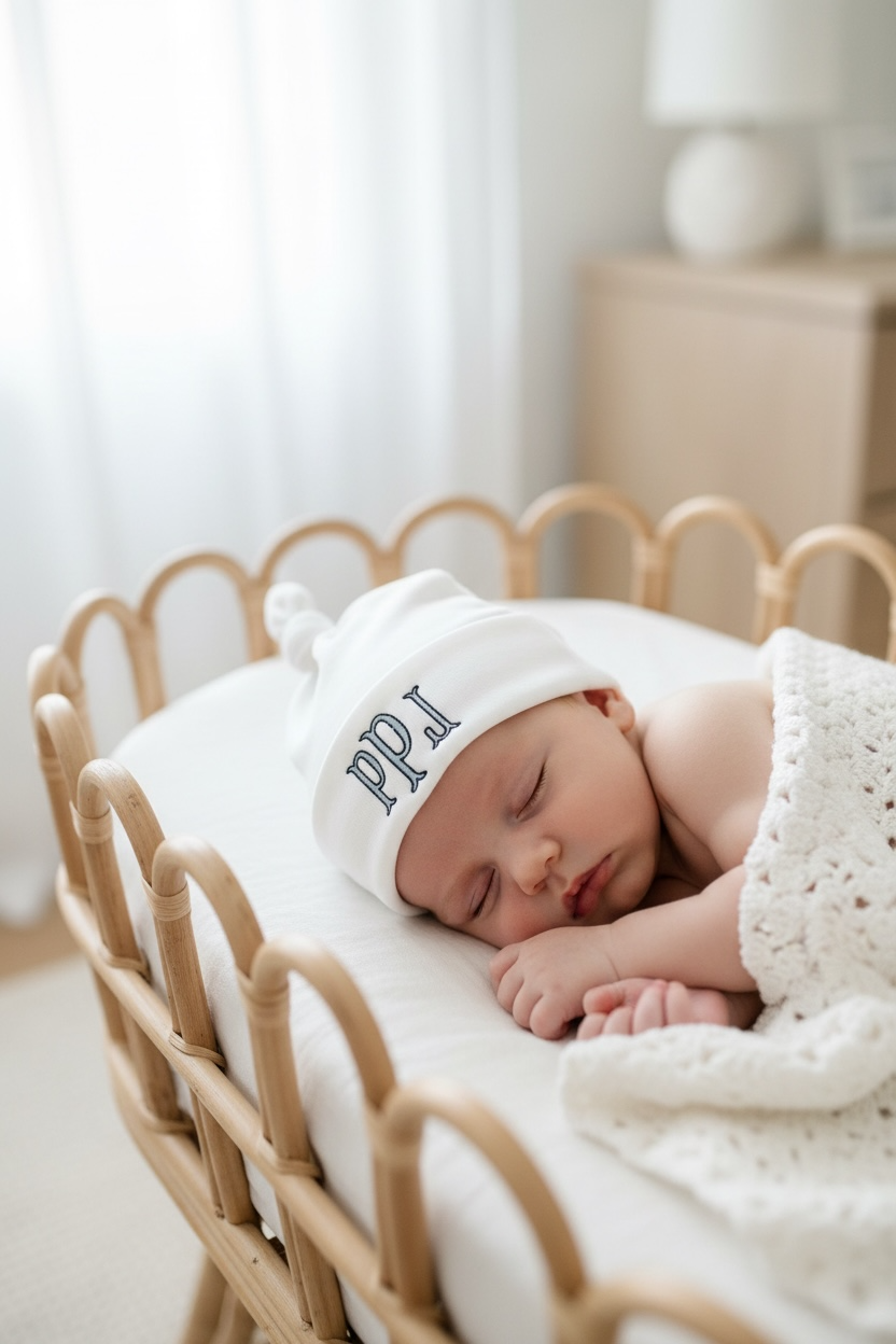 personalized embroidered newborn hat with monogram custom baby initial hospital beanie coming home outfit baby girl name cap baby boy announcement hat infant knit hat for hospital photos newborn photo prop personalized baby shower gift custom gender reveal baby beanie monogrammed infant cap soft newborn hospital outfit accessory custom stitched baby initials hat newborn girl embroidered beanie newborn boy personalized cap custom baby name hospital hat unique baby shower keepsake gift coming home outfit idea