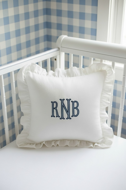 personalized monogram name pillow cover for kids nursery decor custom name pillowcase for toddler bed and kids bedroom baby boy nursery decorative pillow with personalized name kids room monogram pillow cover for son bedding personalized child name pillowcase for nursery styling toddler bed decorative pillow personalized initial design custom kids bedroom pillow cover with monogram name personalized baby boy pillow for modern nursery decor pillow cover son room decor rocking chair pillow name