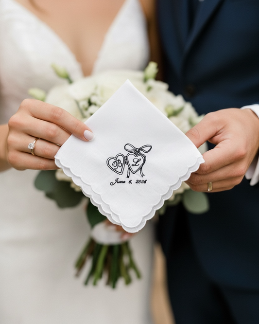 Personalized handkerchief for bride to be with Personalized custom text wedding keepsake something blue bridal shower gift engagement gift for best friend meaningful wedding day handkerchief for daughter from mother of the bride heirloom handkerchief personalized bridal accessory  keepsake gift for weddings engagement friend gift wedding memento for bride Personalized wedding handkerchief with custom message for bride something blue gift for bride to be bridal keepsake engagement present wedding day gift