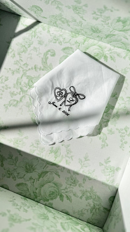 Personalized handkerchief for bride to be with custom text wedding keepsake something blue bridal shower gift engagement gift for best friend meaningful wedding day handkerchief for daughter from mother of the bride heirloom handkerchief personalized bridal accessory  keepsake gift for weddings engagement friend gift wedding memento for bride Personalized wedding handkerchief with custom message for bride something blue gift for bride to be bridal keepsake engagement present wedding day gift