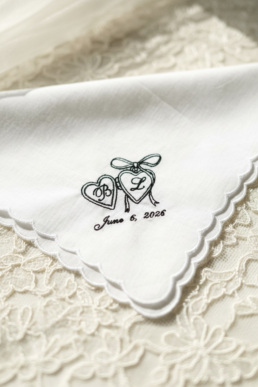 Personalized handkerchief for bride to be with custom text wedding keepsake something blue bridal shower gift engagement gift for best friend meaningful wedding day handkerchief for daughter from mother of the bride heirloom handkerchief personalized bridal accessory  keepsake gift for weddings engagement friend gift wedding memento for bride Personalized wedding handkerchief with custom message for bride something blue gift for bride to be bridal keepsake engagement present wedding day gift