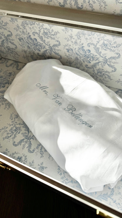 embroidered pillowcase with name personalized pillow cover with initial monogram custom name pillow for bride keepsake gift newly engaged friend wedding shower present engagement gift idea bridal bedroom decor heirloom pillow cover custom wedding pillow personalized home decor romantic bride to be engagement keepsake personalized bedding monogram pillowcase custom name embroidery wedding anniversary bridal shower decor sentimental keepsake pillow best friend engagement embroidered pillow cover