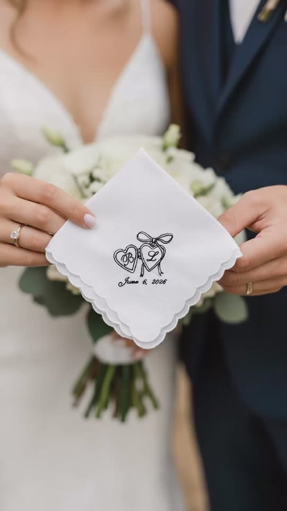 Personalized Handkerchief Embroidered